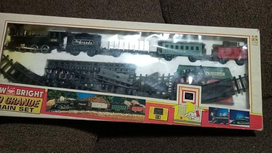 Amazon.co.jp: レトロ NEW BRIGHT RIO GRANDE TRAIN SET : おもちゃ